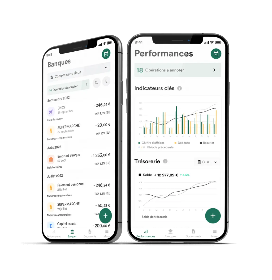 Visuel de l'application Pourcentage sur iPhone